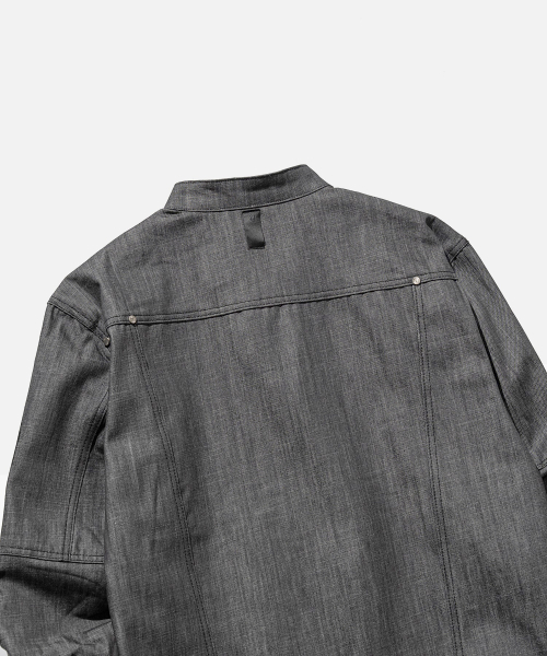 VASTIC(バスティック)の「バイカーデニムジャケット_チャコール(デニムジャケット・メンズ・その他・MEDIUM/LARGE)」の7枚目の写真