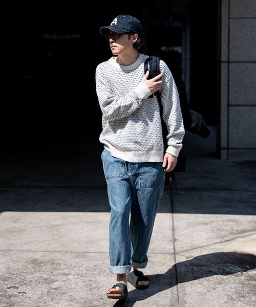 ASTLAY(アストレイ)の「loveless Round Neck knit (cream/navy/gray)(ニット/セーター・メンズ・その他・2/3)」の22枚目の写真