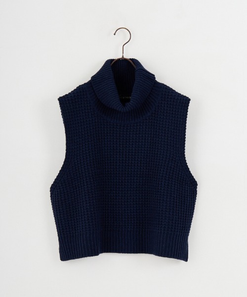 mizuiro ind プリーツヘムVネックベスト｜ MARcourt ONLINE STORE