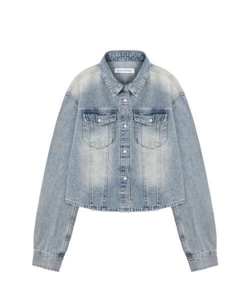DECET WOMEN（デケット ウーマン）の「クロップドデニムシャツ DCWSH001LBlueA（シャツ/ブラウス・レディース・その他・SMALL/MEDIUM）」の15枚目の写真