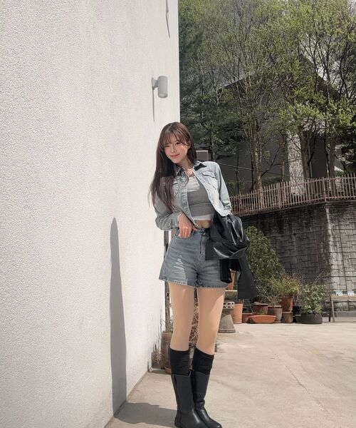 DECET WOMEN（デケット ウーマン）の「クロップドデニムシャツ DCWSH001LBlueA（シャツ/ブラウス・レディース・その他・SMALL/MEDIUM）」の10枚目の写真