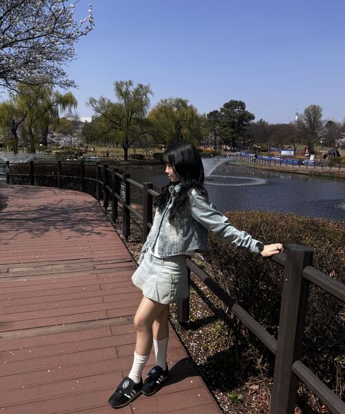 DECET WOMEN（デケット ウーマン）の「クロップドデニムシャツ DCWSH001LBlueA（シャツ/ブラウス・レディース・その他・SMALL/MEDIUM）」の7枚目の写真
