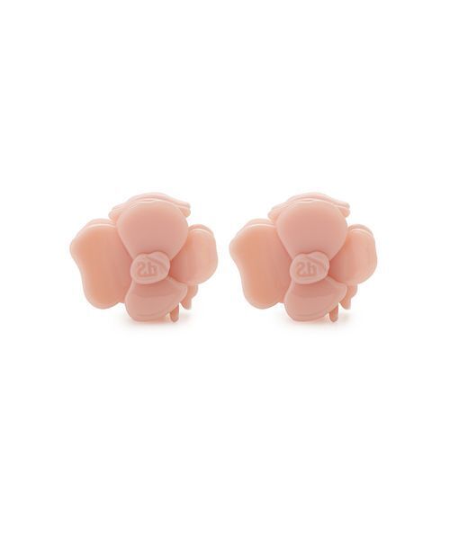 SNIDEL HOME（スナイデルホーム）の「フラワーミニヘアピン（ヘアピン・レディース・アイボリー/ブラック/ピンク・F）」の3枚目の写真