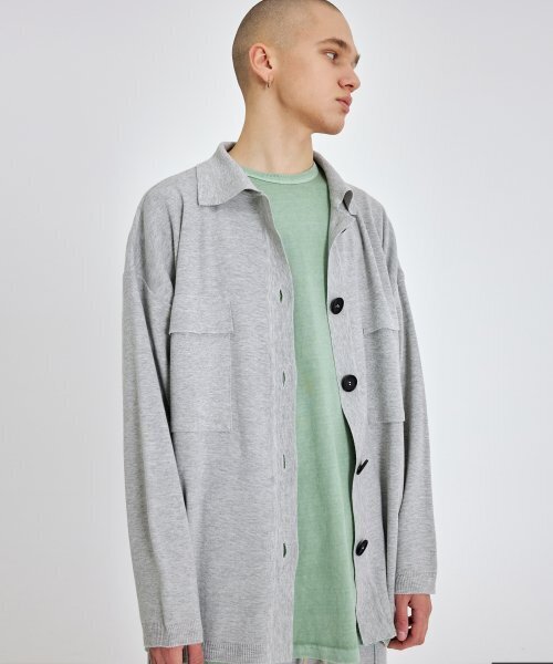 Харфмила покет‑shirt оверпарка (меланж) — футболка‑оверсайз