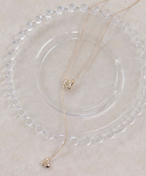 fredy emue（フレディエミュ）の「ハートアジャストネックレス（ネックレス・レディース・シルバー/ゴールド・FREE）」の2枚目の写真