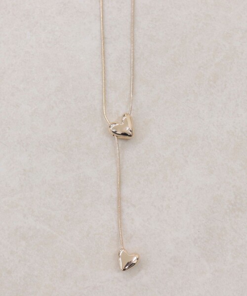 fredy emue（フレディエミュ）の「ハートアジャストネックレス（ネックレス・レディース・シルバー/ゴールド・FREE）」の7枚目の写真