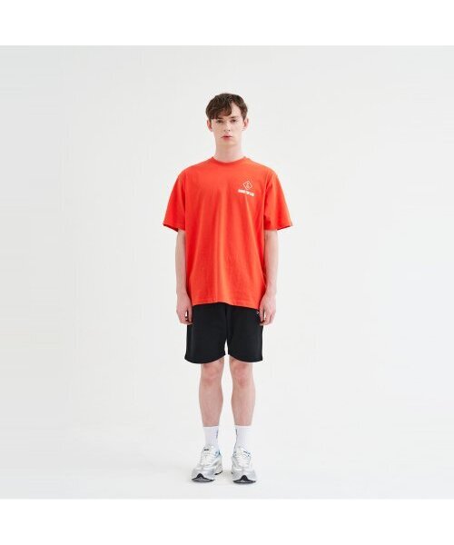 CODE I'M（コードアイエム）の「LABロゴプリントオーバーサイズ半袖Tシャツオレンジ（Tシャツ/カットソー・メンズ・その他・MEDIUM/LARGE/X-LARGE）」の2枚目の写真