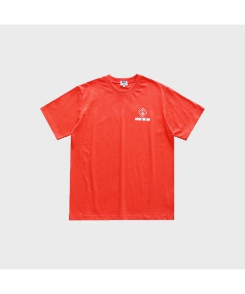 CODE I'M（コードアイエム）の「LABロゴプリントオーバーサイズ半袖Tシャツオレンジ（Tシャツ/カットソー・メンズ・その他・MEDIUM/LARGE/X-LARGE）」の5枚目の写真