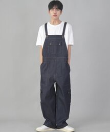 SAINTCREW（セントクルー）の「Classic Cargo EX Wide Overalls CCW-615 Indigo Denim（サロペット/オーバーオール・メンズ）」