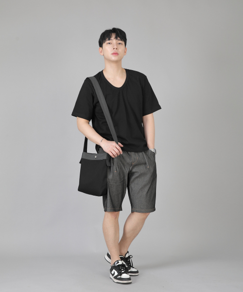 SAINTCREW(セントクルー)の「レギュラーショーツ ERES-351 グレーブラックデニム(その他パンツ・メンズ・その他・MEDIUM/LARGE/X-LARGE)」の2枚目の写真