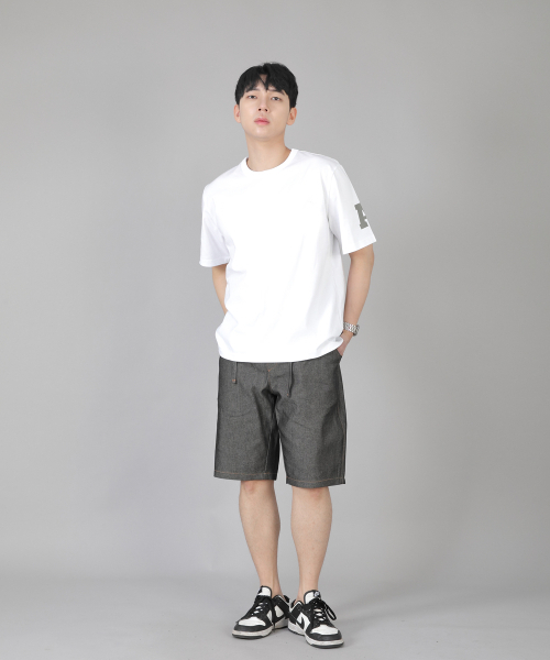 SAINTCREW(セントクルー)の「レギュラーショーツ ERES-351 グレーブラックデニム(その他パンツ・メンズ・その他・MEDIUM/LARGE/X-LARGE)」の4枚目の写真