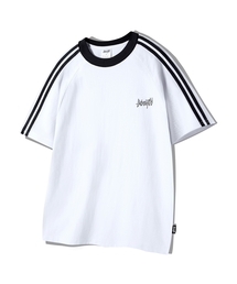 YOSEMITE（ヨセミティ）の「OG トラックラグラン半袖Tシャツ ホワイト YT-302（Tシャツ/カットソー）」