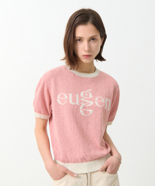 EUGGEN(ユジェン)の「ツートンブークルハーフニット_ピンク(ニット/セーター・レディース・その他・SMALL/MEDIUM)」の4枚目の写真