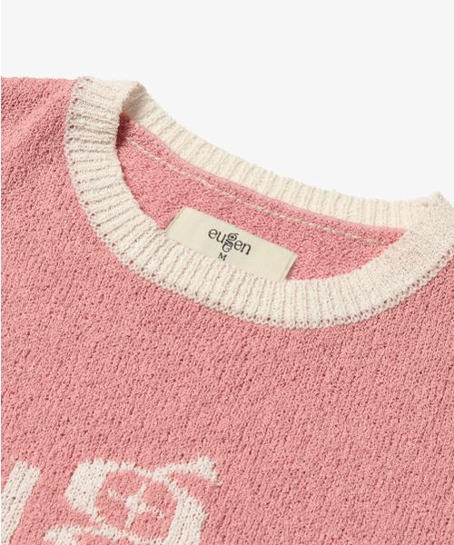 EUGGEN(ユジェン)の「ツートンブークルハーフニット_ピンク(ニット/セーター・レディース・その他・SMALL/MEDIUM)」の5枚目の写真