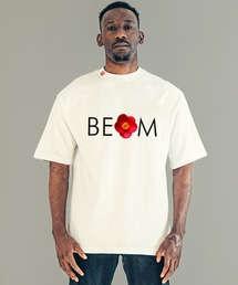 BEOM ドンベクロゴ オーバーサイズTシャツ ホワイト