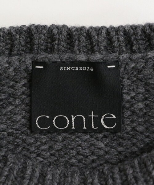 conte＞ノルディック クルーネックニット（ニット/セーター）｜conte