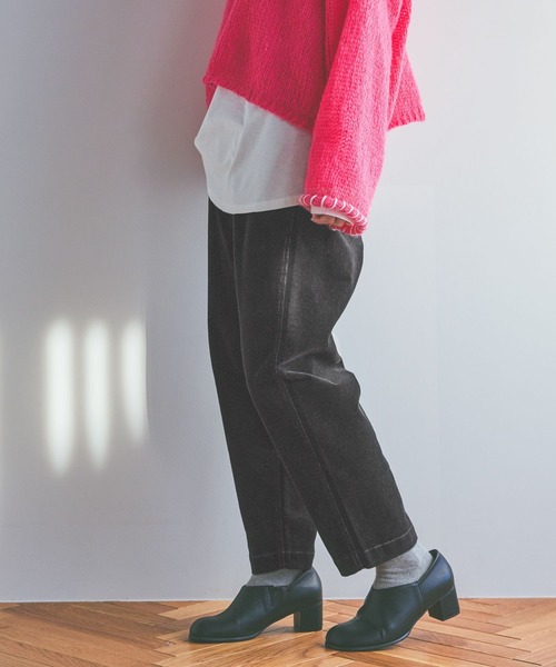 niko and...(ニコアンド)の「【SサイズWEB限定】ストレッチコーデュロイパンツ(その他パンツ・レディース・グリーン/キャメル/ブラック・SMALL/LARGE/MEDIUM)」の4枚目の写真
