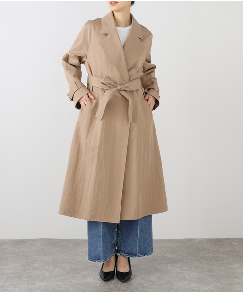 Spick & Span（スピックアンドスパン）の「《追加》エアリーギャバジンコート（その他アウター・レディース・ベージュ/キャメル・38/36）」の12枚目の写真