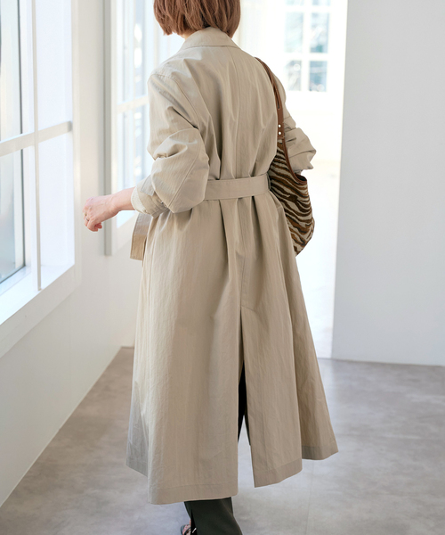 Spick & Span（スピックアンドスパン）の「《追加》エアリーギャバジンコート（その他アウター・レディース・ベージュ/キャメル・38/36）」の15枚目の写真