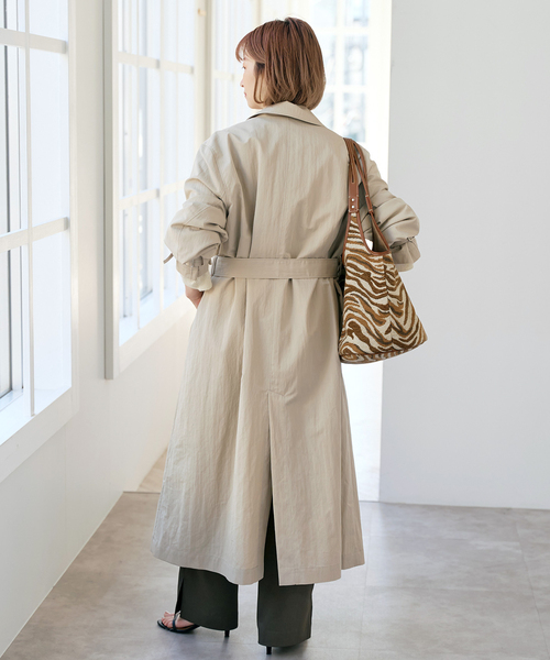 Spick & Span（スピックアンドスパン）の「《追加》エアリーギャバジンコート（その他アウター・レディース・ベージュ/キャメル・38/36）」の17枚目の写真