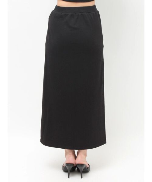 GYDA（ジェイダ）の「sacred edge crossレースアップロングスリットスウェットスカート（スカート・レディース・ブラック/グレー/オフホワイト・FREE）」の20枚目の写真