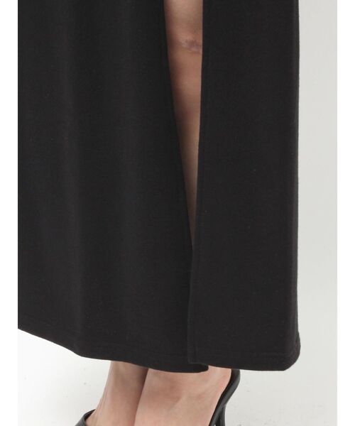 GYDA（ジェイダ）の「sacred edge crossレースアップロングスリットスウェットスカート（スカート・レディース・ブラック/グレー/オフホワイト・FREE）」の22枚目の写真