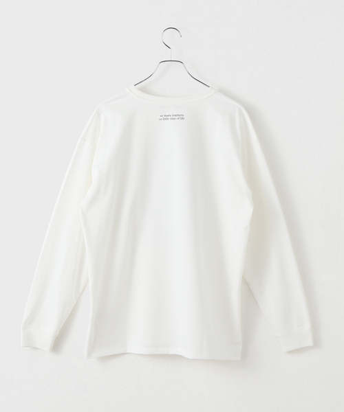 plage（プラージュ）の「journey graphic long Tシャツ（Tシャツ/カットソー・レディース・ホワイト・FREE）」の11枚目の写真