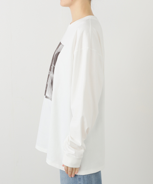 plage（プラージュ）の「journey graphic long Tシャツ（Tシャツ/カットソー・レディース・ホワイト・FREE）」の16枚目の写真