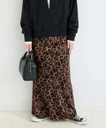 B.C STOCK | ウォッシャブル / レオパード柄スカート(スカート)