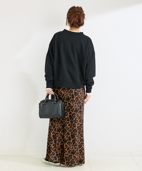 B.C STOCK（ベーセーストック）の「ウォッシャブル / レオパード柄スカート（スカート・レディース・ブラウン・FREE）」の10枚目の写真