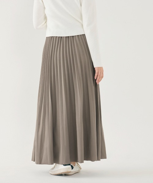 coca(coca)(コカ)の「カットカルゼプリーツスカート(スカート・レディース・グレイッシュベージュ/ブラック・LONG/SHORT)」の13枚目の写真