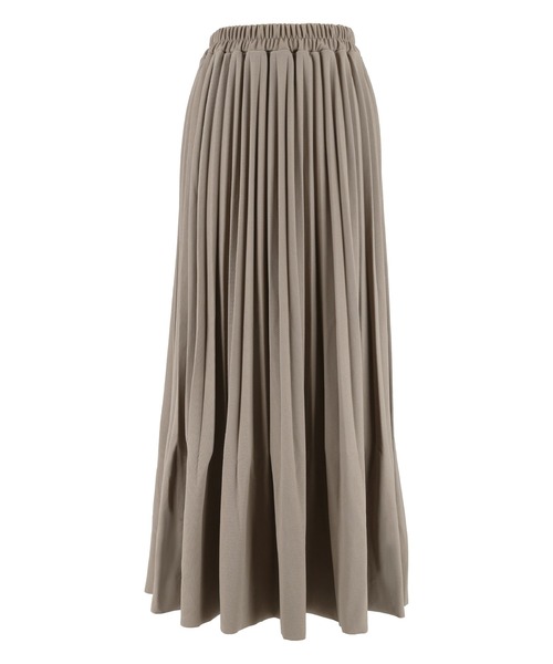 coca(coca)(コカ)の「カットカルゼプリーツスカート(スカート・レディース・グレイッシュベージュ/ブラック・LONG/SHORT)」の19枚目の写真