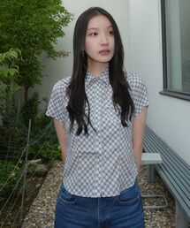 SEQUENZ（シークエンズ）の「※WEB限定 / ダブルポケット / レディースコンパクトチェックシャツ/ sqnz double pocket compact check shirts（シャツ/ブラウス）」