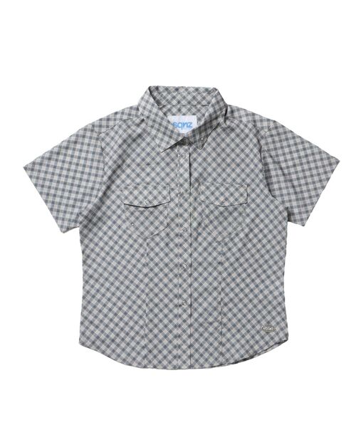 SEQUENZ(シークエンズ)の「※WEB限定 / ダブルポケット / レディースコンパクトチェックシャツ/ sqnz double pocket compact check shirts(シャツ/ブラウス・レディース・アイボリー/ライトブルー/ベージュ・SMALL/MEDIUM)」の20枚目の写真