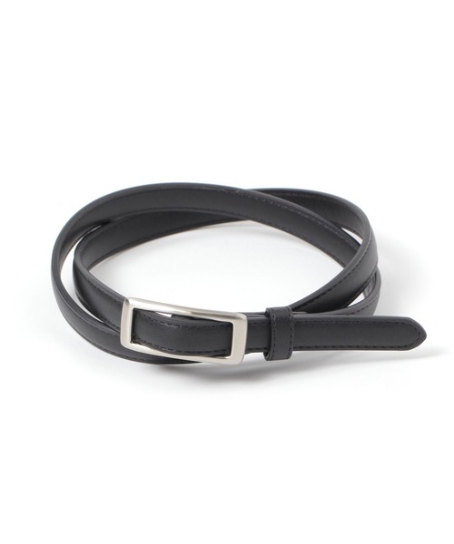 GLOBAL WORK（グローバルワーク）の「細長バックルピンレスベルト/620249（ベルト・レディース・ブラウン系その他/ブラック/ブラック系その他/ダークブラウン・FREE）」の2枚目の写真