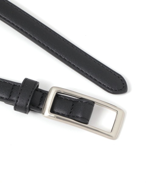 GLOBAL WORK（グローバルワーク）の「細長バックルピンレスベルト/620249（ベルト・レディース・ブラウン系その他/ブラック/ブラック系その他/ダークブラウン・FREE）」の6枚目の写真