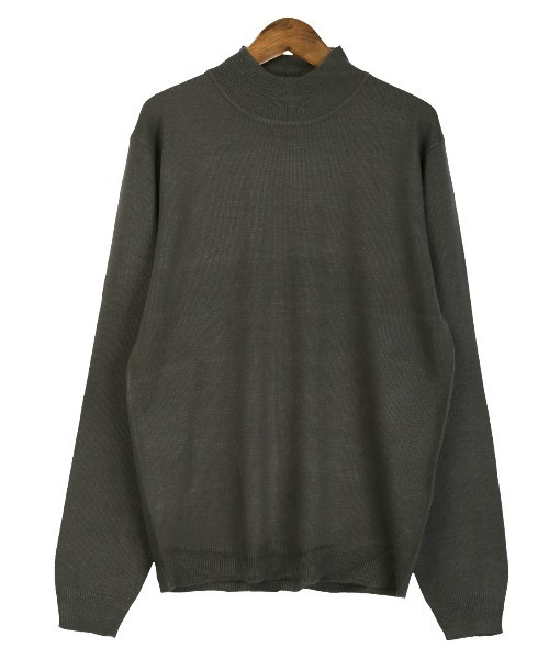 LUXSTYLE（ラグスタイル）の「カシミヤタッチハイネックニット（ニット/セーター・メンズ・ホワイト/ブラック/チャコールグレー・M/L/XL）」の17枚目の写真