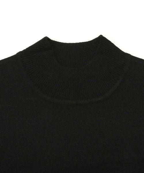 LUXSTYLE（ラグスタイル）の「カシミヤタッチハイネックニット（ニット/セーター・メンズ・ホワイト/ブラック/チャコールグレー・M/L/XL）」の18枚目の写真