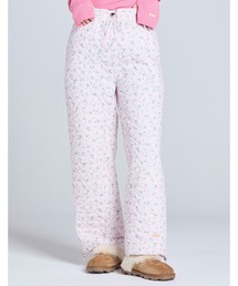 《Little Sunny Bite》floral quilting pants