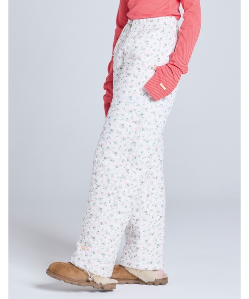 Little sunny bite(リトルサニーバイト)の「《Little Sunny Bite》floral quilting pants(その他パンツ・レディース・ピンク/ブラック・SMALL/MEDIUM)」の4枚目の写真