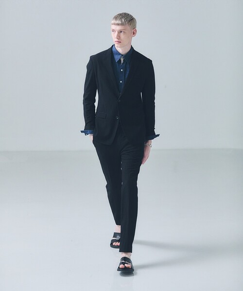 5351 POUR LES HOMMES（ゴーサンゴーイチプールオム）の「【セットアップ対応】長袖 デニムシャツ（シャツ/ブラウス・メンズ・インディゴブルー/ブラック・44/46/48/50）」の16枚目の写真