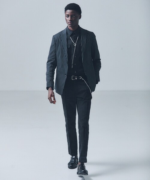 5351 POUR LES HOMMES（ゴーサンゴーイチプールオム）の「【セットアップ対応】長袖 デニムシャツ（シャツ/ブラウス・メンズ・インディゴブルー/ブラック・44/46/48/50）」の22枚目の写真