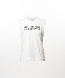 KAMIYA | Typography Print Sleeveless T-shirt(Tシャツ/カットソー)