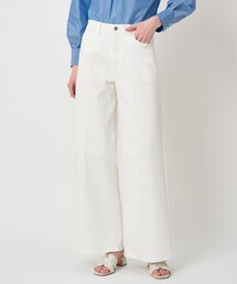 ANAYI（アナイ）の「ストレッチデニムワイドパンツ（その他パンツ）」