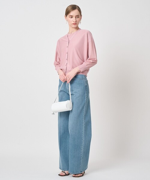 ANAYI(アナイ)の「ストレッチデニムワイドパンツ(その他パンツ・レディース・ホワイト/ブルー・38/36/34)」の10枚目の写真