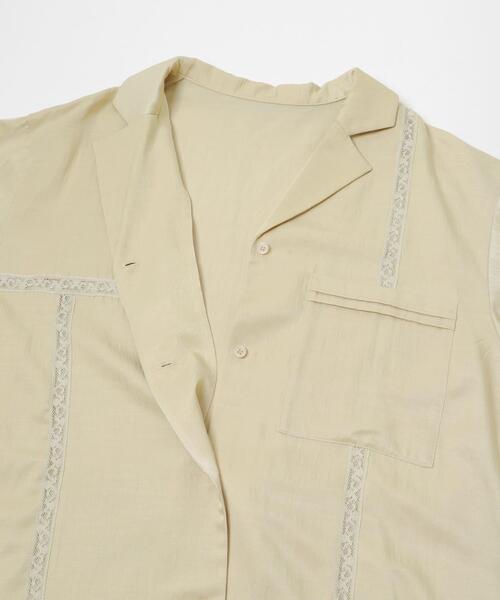 KBF（ケイビーエフ）の「ルーズサテンシャツ（シャツ/ブラウス・レディース・ベージュ/グリーン系その他・ONE）」の17枚目の写真