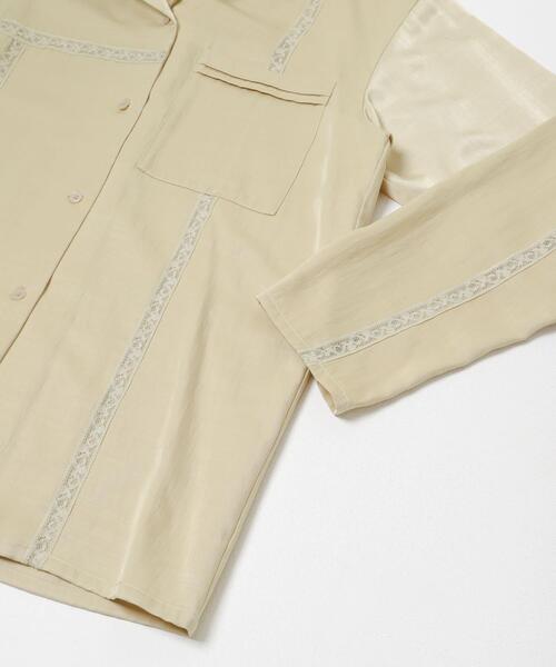 KBF（ケイビーエフ）の「ルーズサテンシャツ（シャツ/ブラウス・レディース・ベージュ/グリーン系その他・ONE）」の16枚目の写真