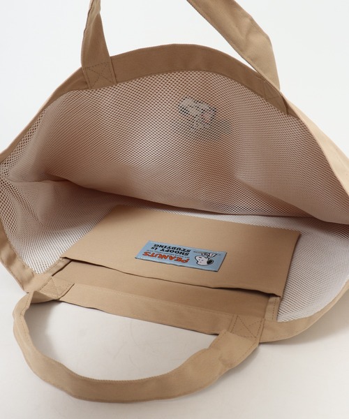 PEANUTS（ピーナッツ）の「SNOOPY スヌーピー レッスントートバッグ（トートバッグ・レディース・ブラック/グレー/ベージュ・FREE）」の12枚目の写真