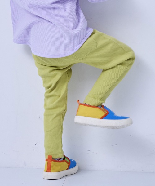 Life Support Products(ライフサポートプロダクツ)の「【26年春夏新色】【プチプラ】のびっと無地パンツ(その他パンツ・キッズ・グリーン/イエロー/ベージュ/ピンク/ブルー系その他/ネイビー/ブルー/杢グレー/ブラック/レッド・110/100/95/90/80/130/120)」の1枚目の写真