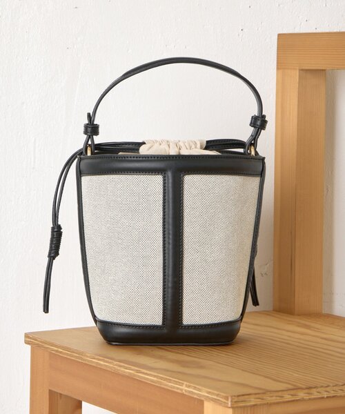 Jena espace merveilleux(ジェナ エスパスメルヴェイユ)の「エルガリーハンドバッグ(トートバッグ・レディース・ブラック/ブラウン・FREE)」の5枚目の写真